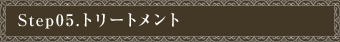 Step05.トリートメント
